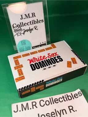 Chicago White Sox Wooden Domino Set SGA  Aug 22- Brand New- Original Box